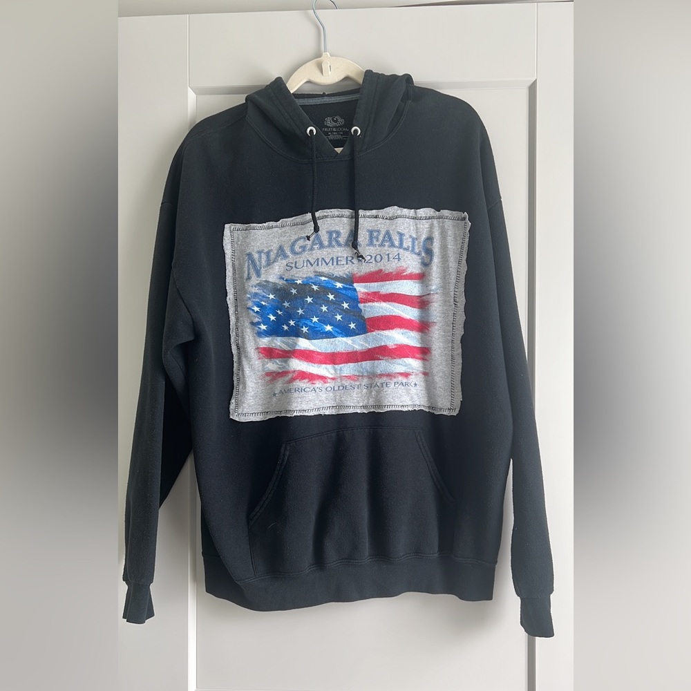 Old Patched Niagara Falls Hoodie